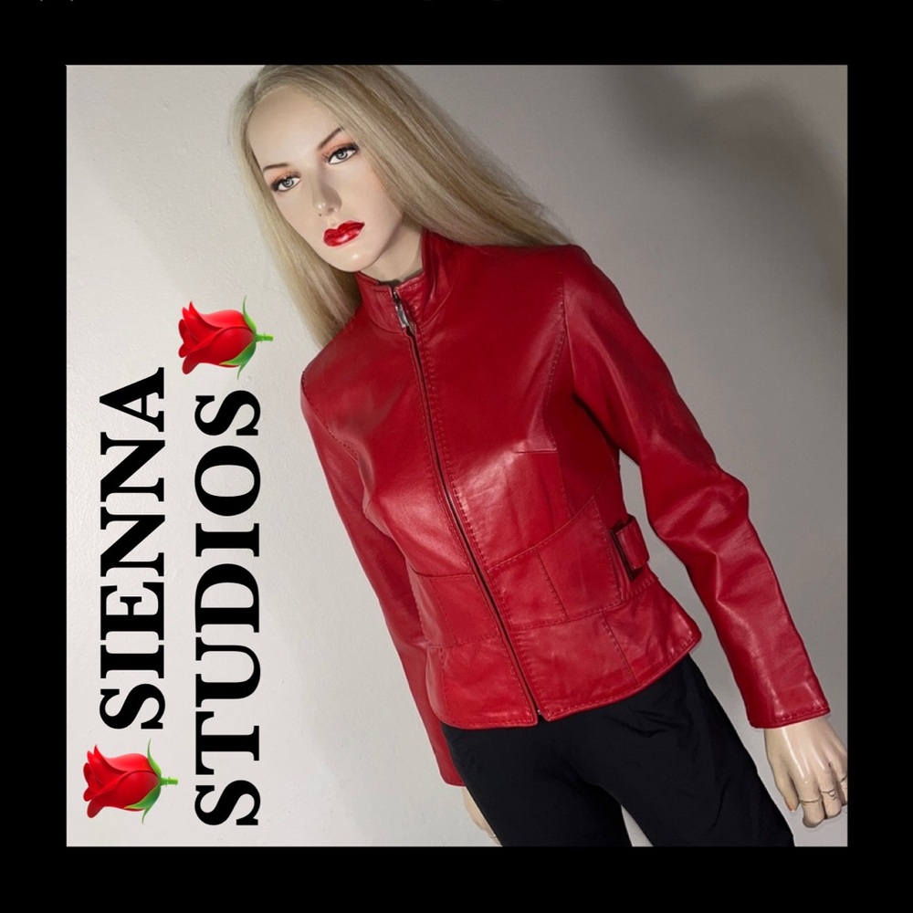 Siena Studio Bold Red leather Jacket